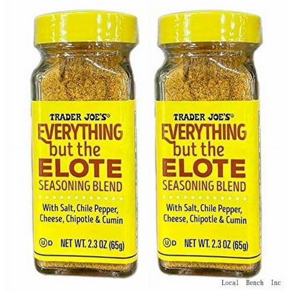 Everything But The Elote Seasoning Blend 2.3 Oz! Mix Of Salt, Chili Pepper, Cheese, Chipotle, And Cumin! Perfect For Your Tasty Homemade Elote Mexican Snack! Choose Your Pack! (2)