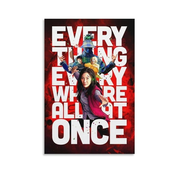Everything Everywhere All at Once Movie Poster Paintings for Wall Decor Art Prints Canvas Art Poster And Wall Art Picture Print Modern Family Bedroom Decor Posters