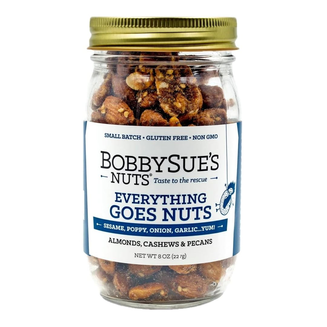 Everything Goes Nuts Style Gourmet Nut Mix of Almonds, Cashews