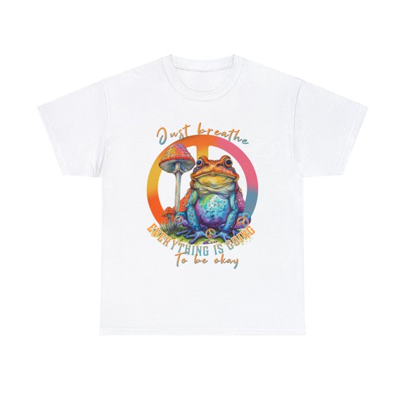 Everything Gonna Be Okay Hippie Frog Shirt, Hippie Frog Groovy ID-0221-EBPI