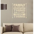 thumbnail image 1 of Everything Home Decor Vinyl Lettering Family Quote Wall Stickers, 23x23-Inch, Beige, 1 of 6