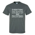 thumbnail image 1 of Everything Hurts And I'm Dying Unisex Short Sleeve T-shirt-Dark Heather Grey-Medium, 1 of 4