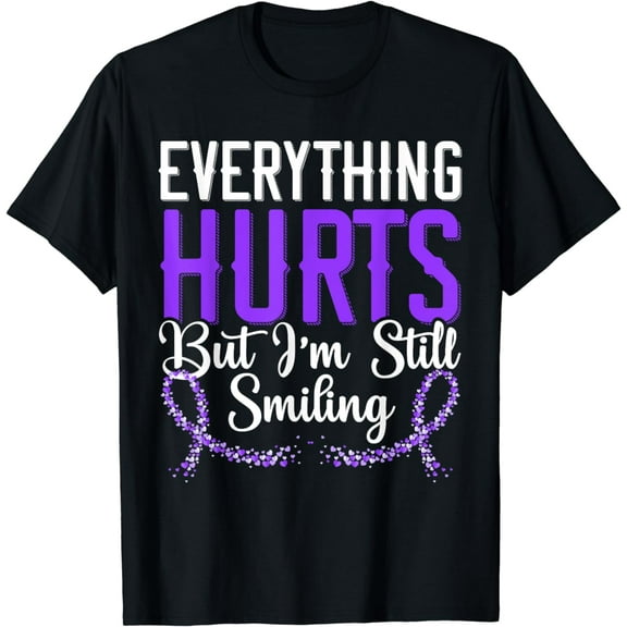 Everything Hurts But I'm Still Smiling Lupus Awareness T-Shirt