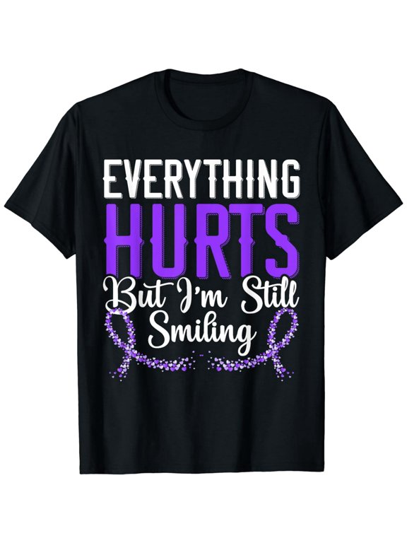Everything Hurts But I'm Still Smiling Lupus Awareness T-Shirt