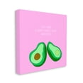thumbnail image 1 of Everything I Avo Wanted Avocado Food Pun Food & Beverage Gallery-Wrapped Canvas Print Wall Art, 17x17, 1 of 6