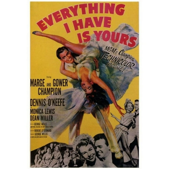 Everything I Have Is Yours Movie Poster Print (27 x 40)