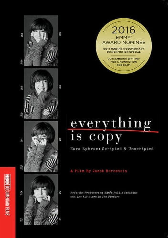 Everything Is Copy: Nora Ephron: Scripted \u0026 Unscripted (DVD), Hbo Archives, Documentary