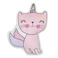 thumbnail image 1 of Everything Kids Caticorn Girl Power Pink and White Toddler Decorative Pillow, 15" x 10", 1 Count, 1 of 4