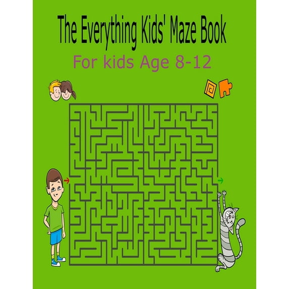 The Everything Kids' Maze Book For Kids Age 8-12 (Paperback)