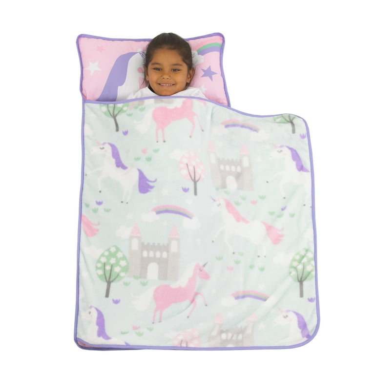 Everything Kids Pink Unicorn Preschool Nap Mat Toddler Girl Walmart