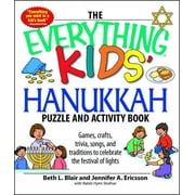 Everything® Kids Series: The Everything Kids' Hanukkah Puzzle & Activity Book : Games, crafts, trivia, songs, and traditions to celebrate the festival of lights! (Paperback)