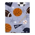 thumbnail image 1 of Everything Kids Sports Allstar Toddler Plush Blanket, 1 of 4