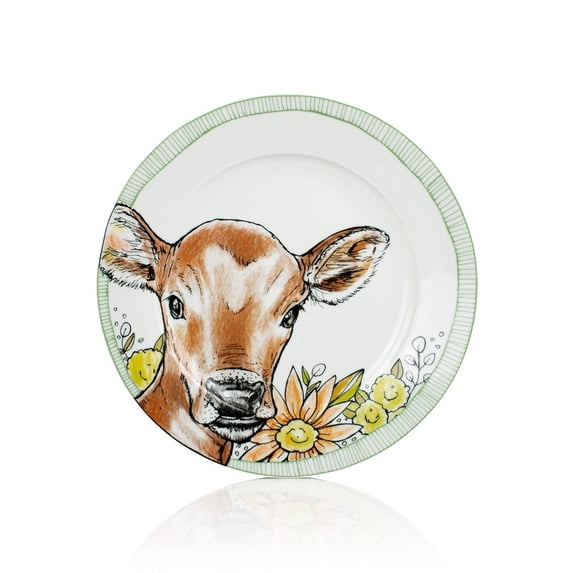 Everything Kitchens 10.5" Dinner Plate | Have a Cow Jersey Calf