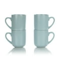 thumbnail image 1 of Everything Kitchens Modern Flat 15oz Mugs (Set of 4) | Dusty Blue, 1 of 2