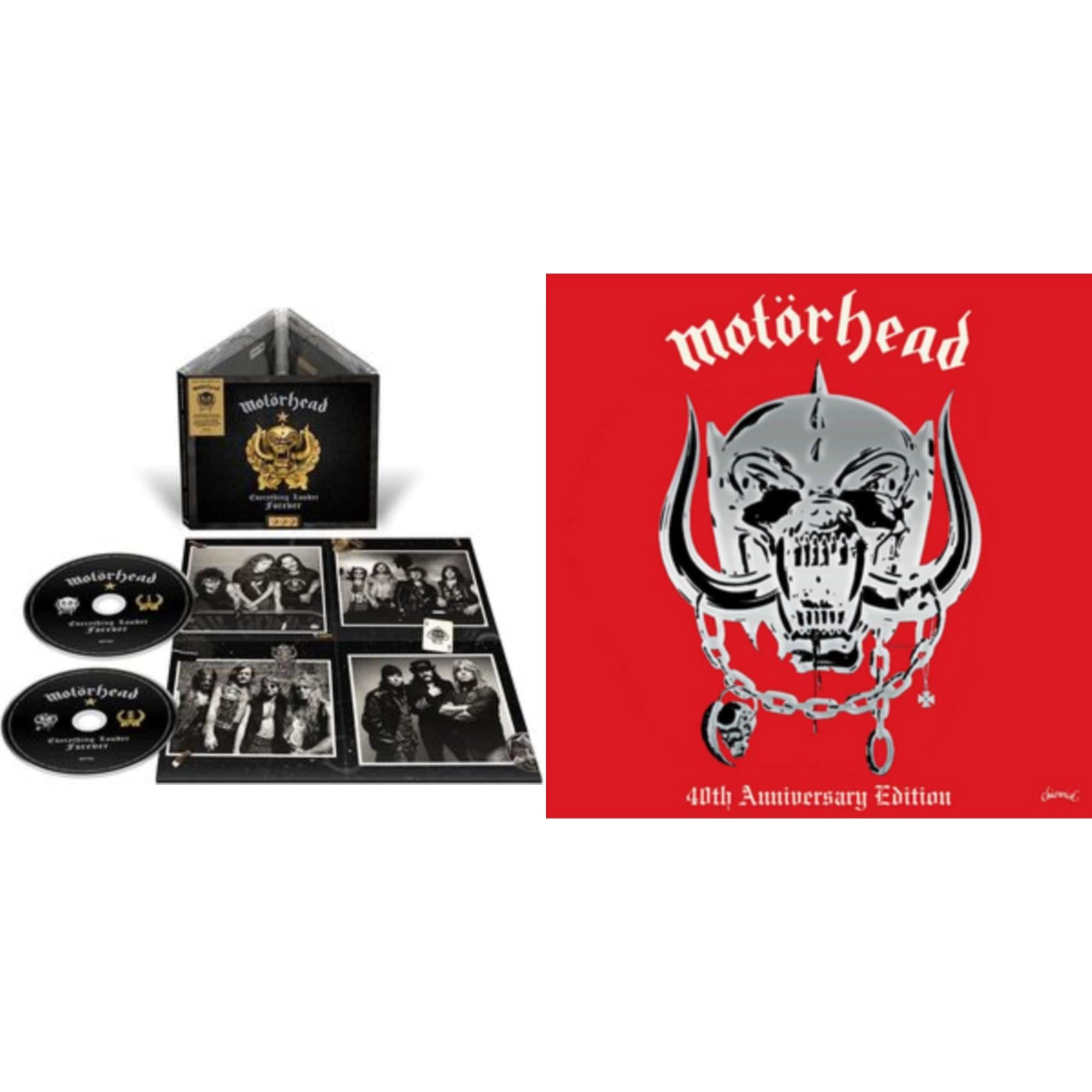 Motörhead Everything Louder Forever: Toppa Da Schienale Unisex Nero/Oro - Merch Ufficiale