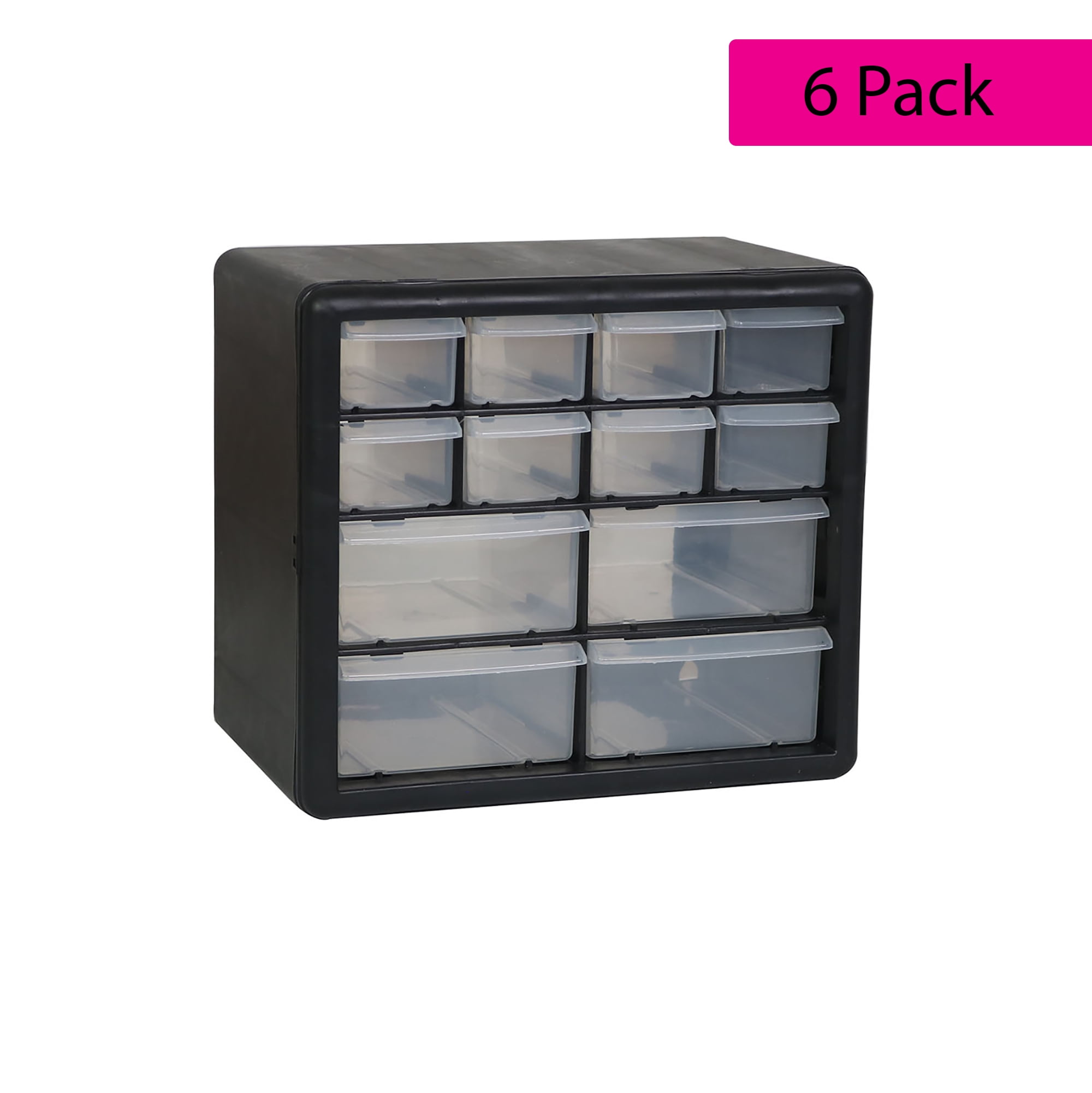 Everything Mary 12 Drawer Storage Box (Pack of 6) - Versatile Craft and Hobby  Storage Solution 
