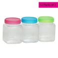 thumbnail image 1 of Everything Mary 3-Count Craft & Hobby Plastic Jars, 6 oz - Set of 12 Packs (3 Jars per Pack), 1 of 19