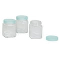 thumbnail image 1 of Plastic Jars with Lids | 6 oz | 3 Pack | BPA-Free, Reusable, 1 of 8