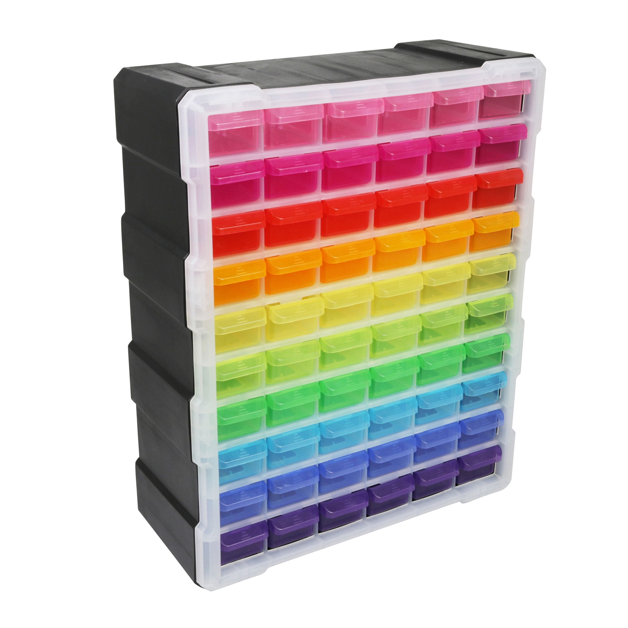 Durable Multi-Purpose 60-Drawer Plastic Organizer for Crafts & Tools