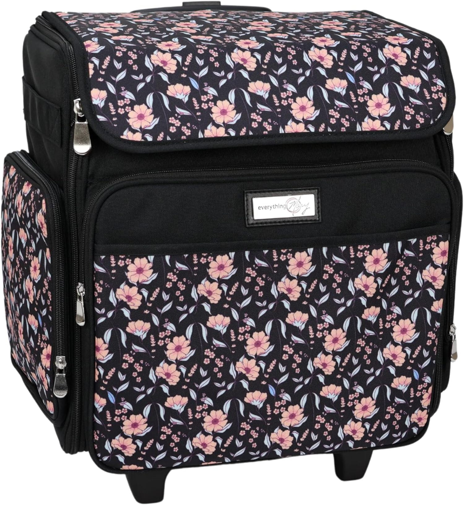 Everything Mary Collapsible Scrapbook Tote – Foldable Craft Storage Organizer for Scrapbooking Supplies, Art Tools, and Accessories – Portable Craft Bag