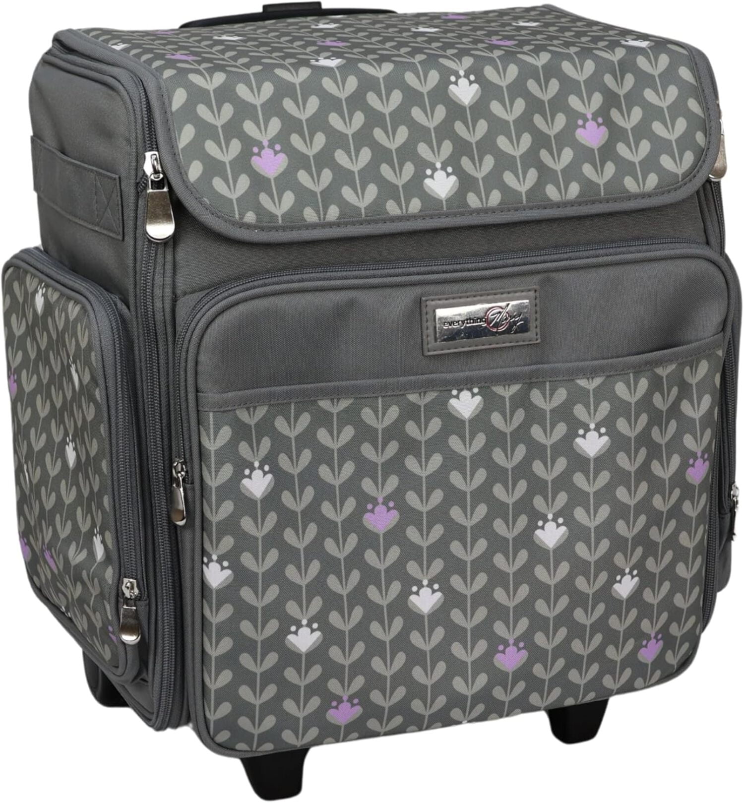 Everything Mary Collapsible Scrapbook Tote – Foldable Craft Storage Organizer for Scrapbooking Supplies, Art Tools, and Accessories – Portable Craft Bag