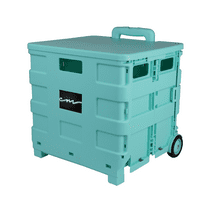 Everything Mary Collapsible Storage Cart for Crafts & Supplies, Green