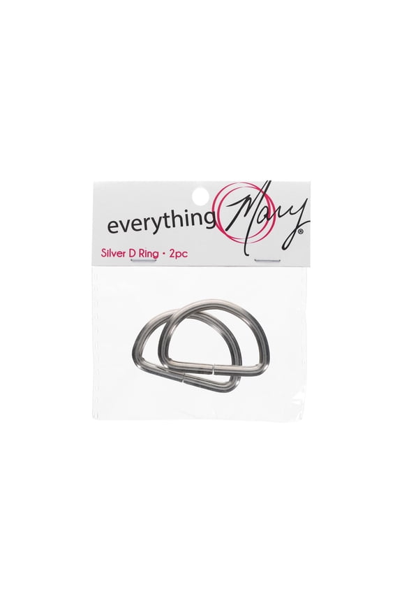 Everything Mary Hardware D Ring Lg Silver