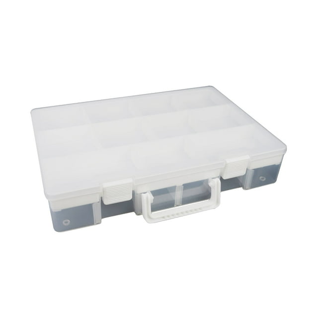 Everything Mary Plasticl Craft and Hobby Storage Compartment Box Gray