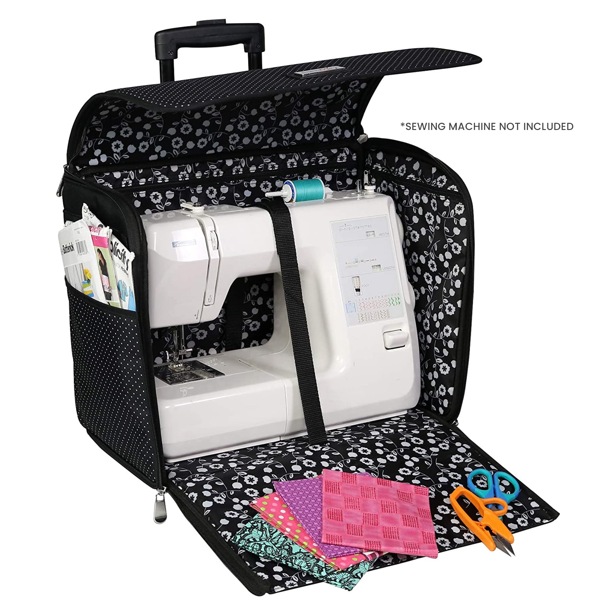 20+ Case For Sewing Machine Everything Mary Rolling Sewing Case - Black Polka Dot Quilted Storage