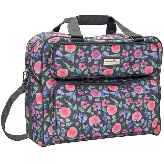 Deluxe Sewing Machine Carrying Tote, Floral