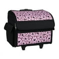 thumbnail image 1 of Everything Mary Sewing Tote: Premium Polyester, Universal Fit, Portable Dual Wheels - Purple Floral, 1 of 5