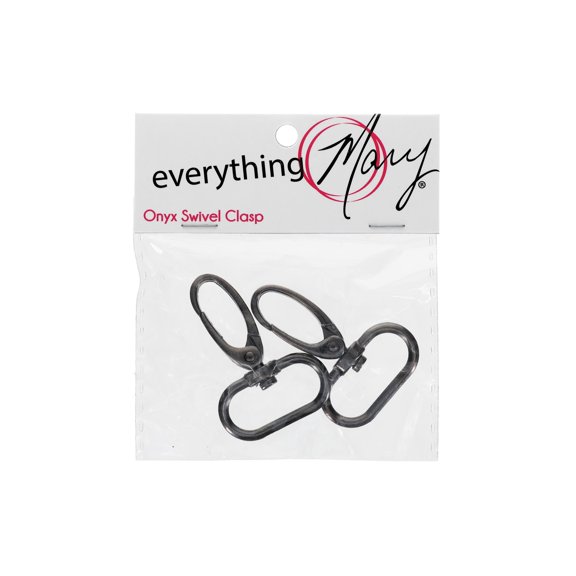 Everything Mary Swivel Clasp Lg Onyx