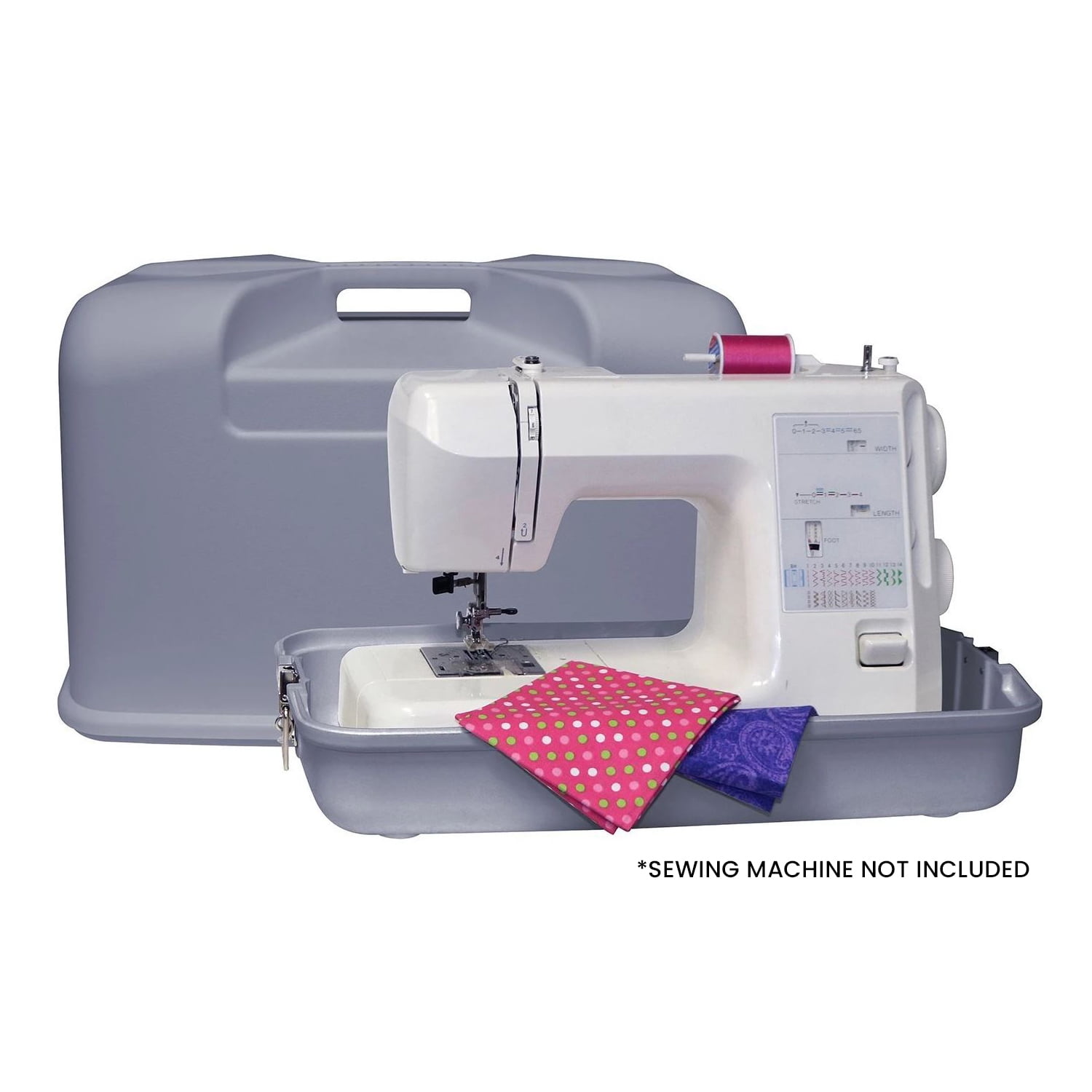 Everything Mary Universal Hard Body Sewing Machine Carrying Case Fits Most Brother Singer and Bernina Sewing Machines Walmart