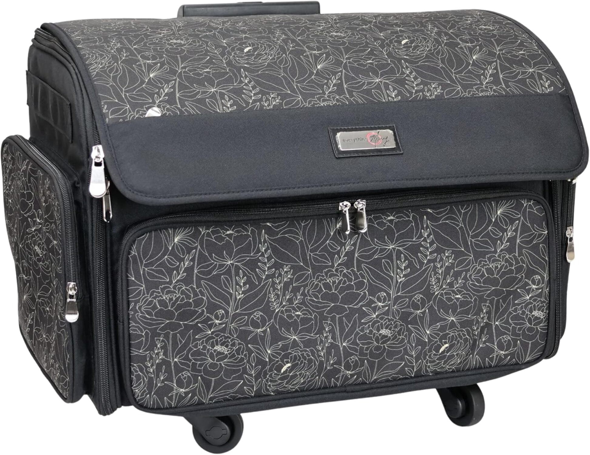 Everything Mary XL Rolling Craft Tote - Portable Sewing & Craft Organizer Case
