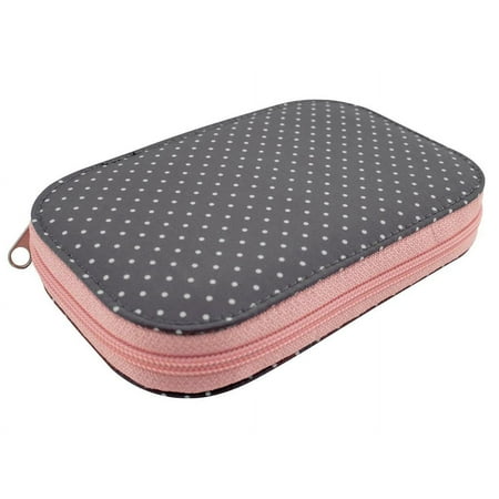 Everything Mary Zip Around Sewing Kit Pink/Grey