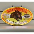 thumbnail image 1 of Everything Neon NV-102-1223 Gas - Bruinoil Bruin Gasoline Neon Sign 18'' x 30'' x 4'', 1 of 1
