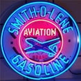 thumbnail image 1 of Everything Neon NV-700-0098 Smith-o-lene Gasoline Neon Sign 24'' Tall x 24'' Wide x 4'' Deep, 1 of 1