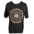 thumbnail image 1 of Everything Nepali Adult Unisex Mandala Print Cotton T-Shirts, Black, 1 of 1