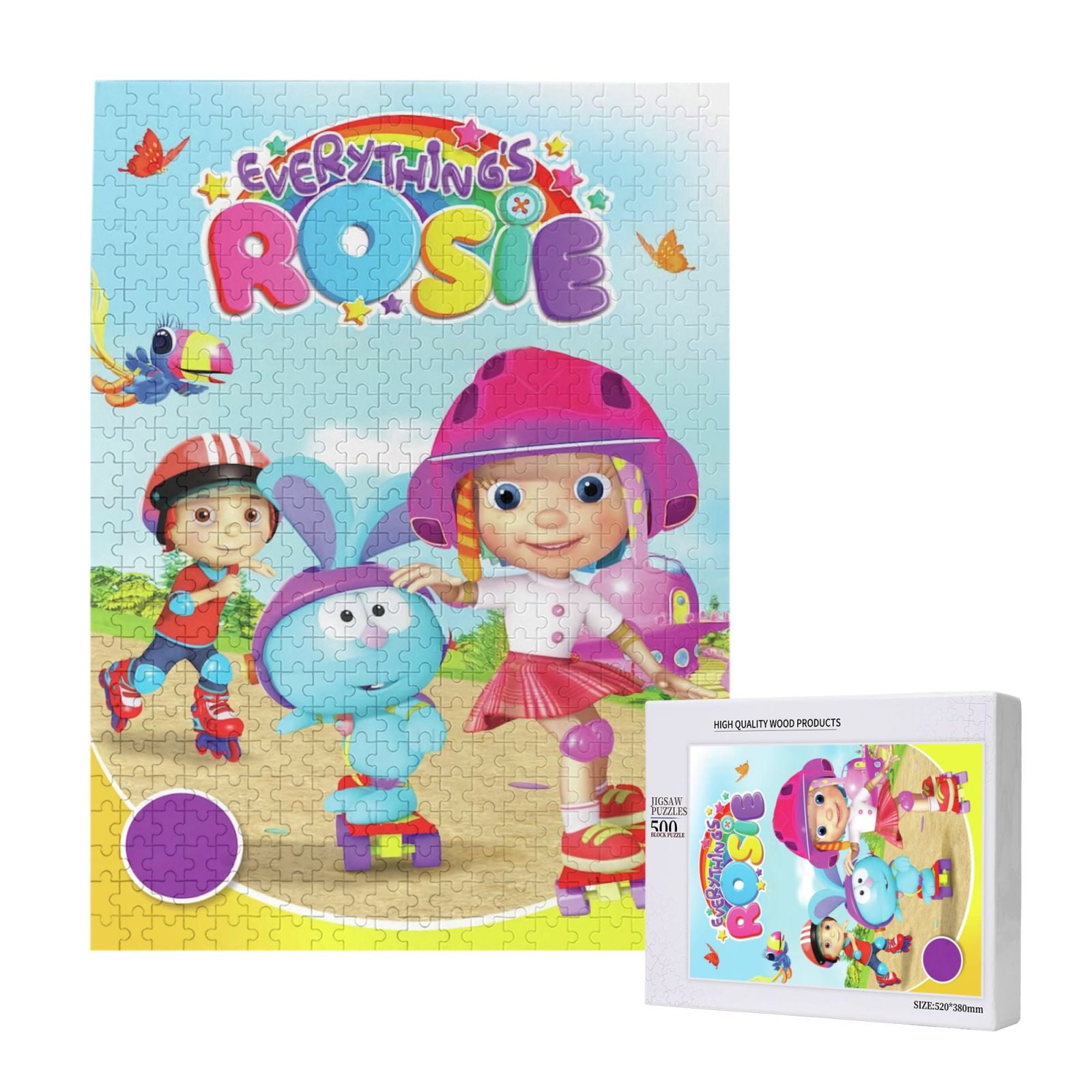 Everything's Rosie Jigsaw Puzzle 300 500 1000 Piece Colorful Puzzles 