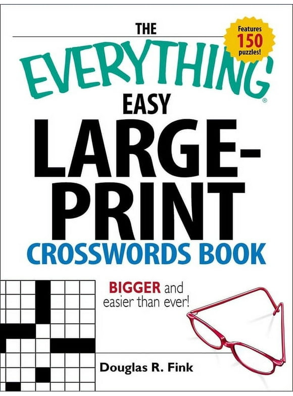 Everything® Series: The Everything Easy Large-Print Crosswords Book : Bigger and Easier Than Ever (Paperback)