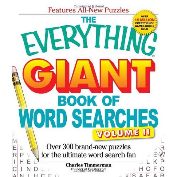 The Everything Giant Book of Word Searches Volume II: Over 300 brand-new puzzles for the ultimate word search fan