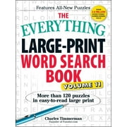 CHARLES TIMMERMAN Everything® Series: The Everything Large-Print Word Search Book, Volume 11 : More Than 120 Puzzles in Easy-To-Read Large Print (Paperback)