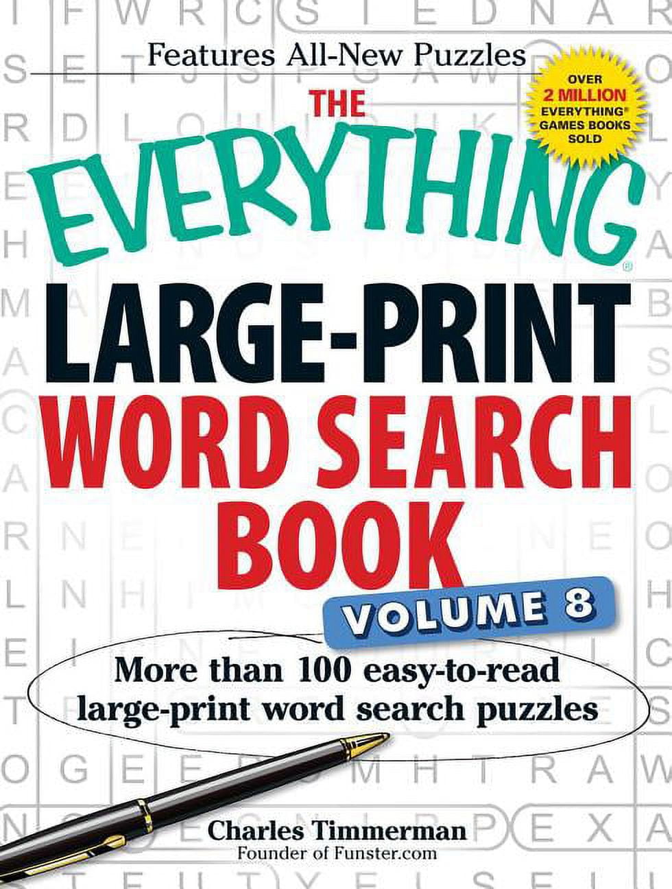 Everything(r) The Everything Large-Print Word Search Book Volume 8 ...