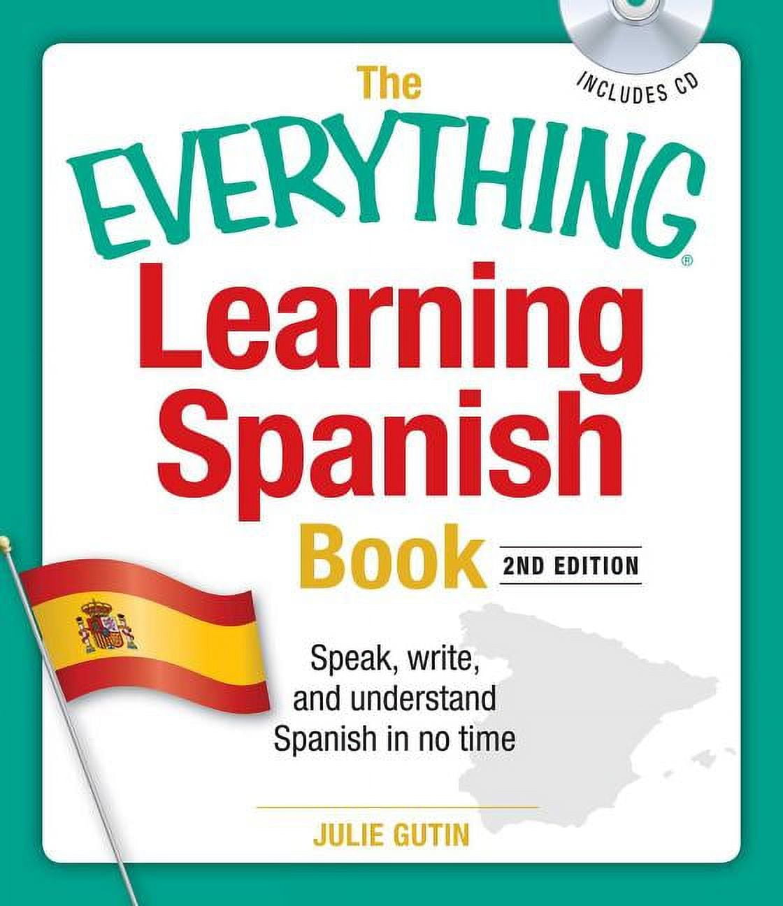 JULIE GUTIN Everything Series: The Everything Learning Spanish Book with CD : Speak, Write, and Understand Basic Spanish in No Time (Paperback)