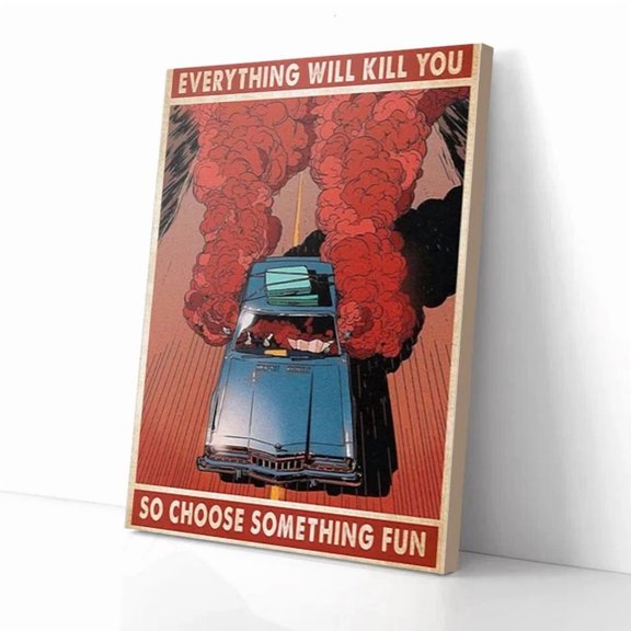 Everything Will Kill You So Choose Something Fun Akira Cartoon Poster Home Decor Office Wall Art