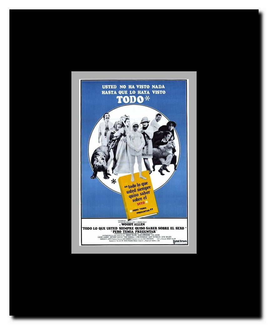 Everything You Always Wanted to Know Abo Framed Movie Poster