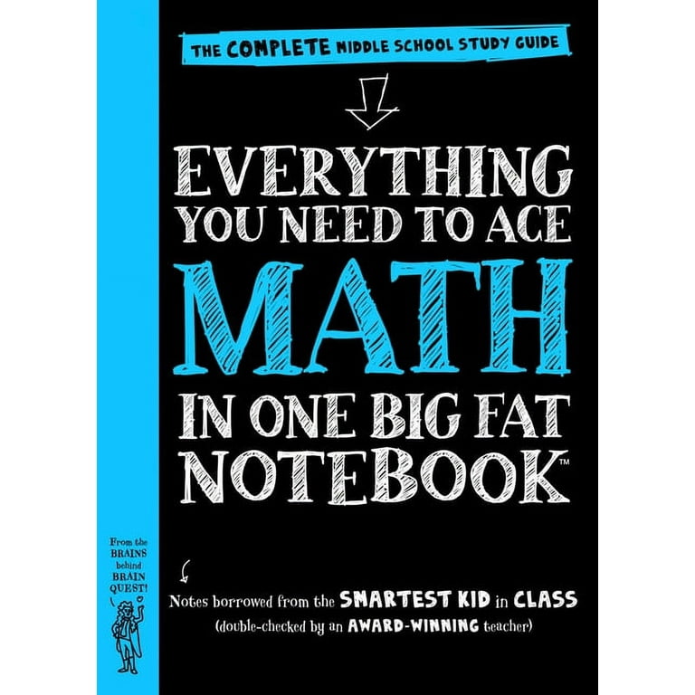 Everything You Need to Ace Math in One Big Fat Notebook - Paperback 