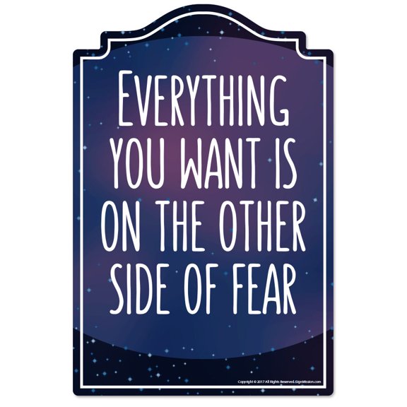 Everything You Want Novelty Sign | Indoor/Outdoor | Funny Home Décor for Garages, Living Rooms, Bedroom, Offices | SignMission Wall Lover Gag Gift Sign Wall Plaque Decoration