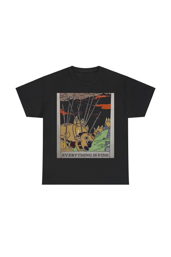 Everything is fine Unisex Heavy Cotton Tee
