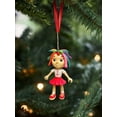 thumbnail image 1 of Everything’s Rosie Doll Figure Ornament 3” Pvc Figurine New Dangler Charm Gift, 1 of 2